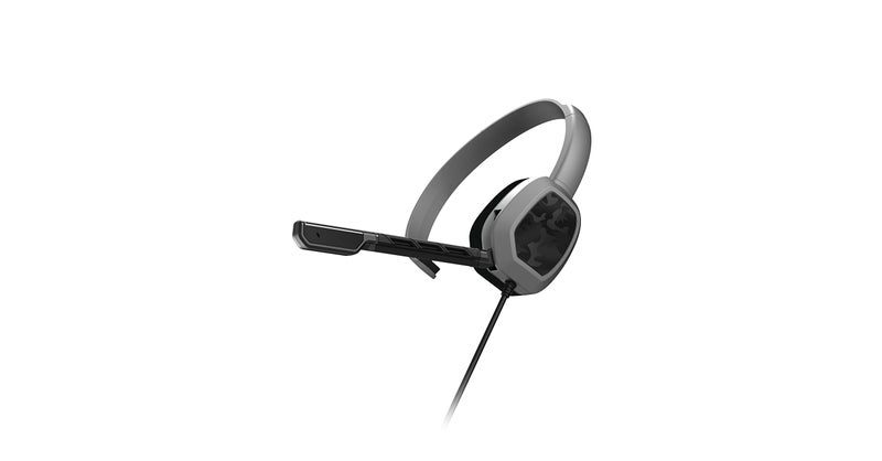 PDP Gaming LVL1 Wired Chat Headset With Noise Cancelling Microphone: Grey Camo - Xbox One - Image 3